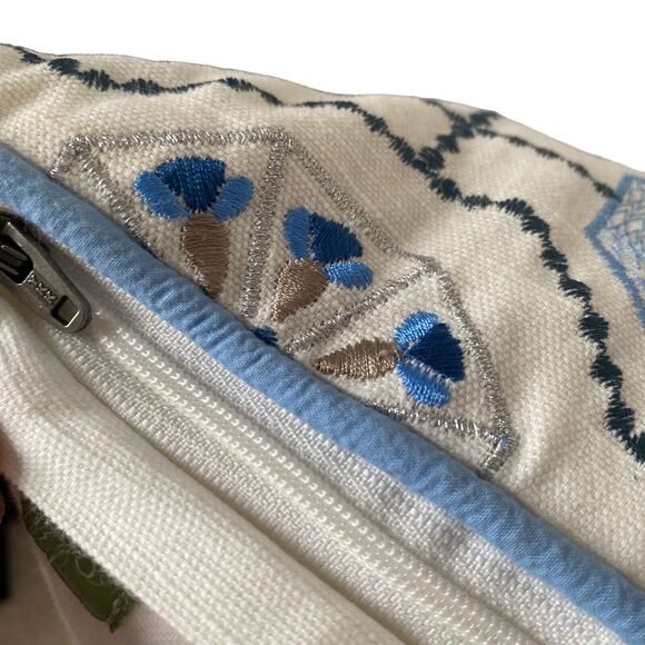 Celerie By Kemble Square Pillow Perigold Designer 20” Duck Feathers India Blue - Picture 7 of 10